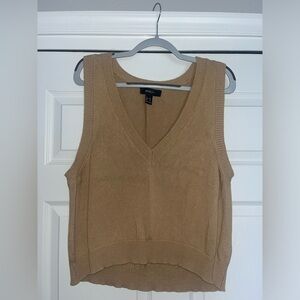 Tan Sweater Vest